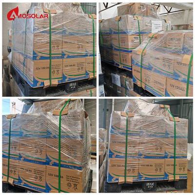 GEL 납산 배터리 아모솔라 12V 24V 100Ah 200Ah 태양광 발전 및 인버터 시스템