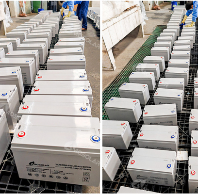 12v 100ah 150ah 200ah 250ah 깊은 사이클 태양 젤 배터리 신뢰할 수 있는 에너지 저장
