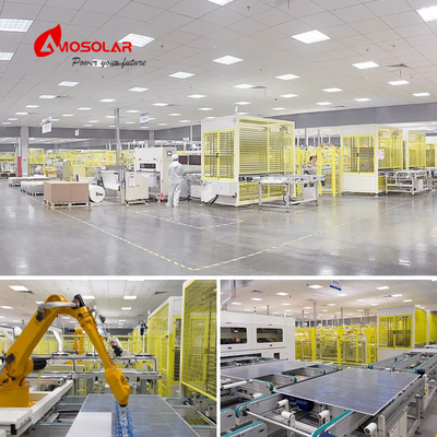 IP68 융합 상자 Amosolar 565W 570w 575w 580w 585w 590w 태양 전지 패널 및 농장 에너지