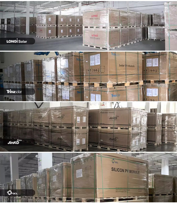 N형 550w 700w 630w 610w 585w 620w 580w 500w 전용 시스템 진코용 양면 태양 전지 패널