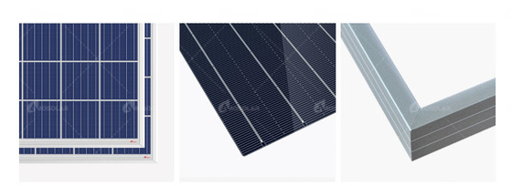 PERC 테크놀로지 330w 340w 350w 400w 태양광 PV 패널 가정용 지상 장착 시스템