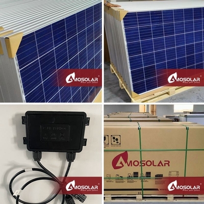 4mm2 IEC 케이블 크기 330w 340w 350w 400w 가정용 전기 시스템용 태양광 PV 패널