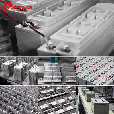 태양 에너지 시스템 전원을 위해 12V 100ah 200ah Amosolar Deep Cycle Gel Storage Battery