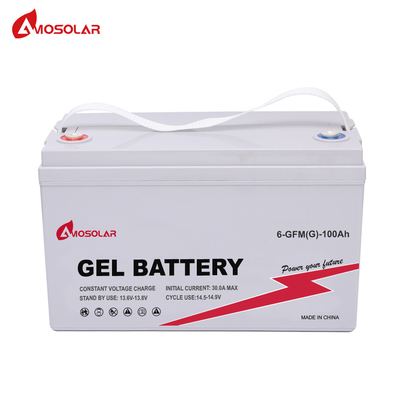 태양 전지 패널 및 가정 인버터 저장용으로 Amosolar Gel 배터리 12V 200AH 250AH 300AH