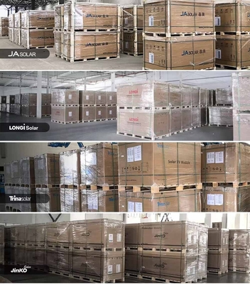 모노 태양 전지 패널 430W 435W 440W 445W 450W 455W 반컷 모든 검은색 PV 모듈 N형