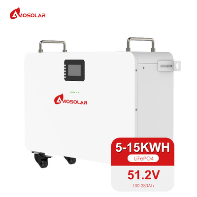 이동 철화강 Lifepo4 280ah 배터리 20kwh 10kwh 51.2V 200ah 48v 태양 저장