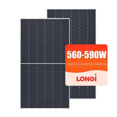 LONGi Hi-MO X6 LR5-72HTH 565-600M 반전지 T 기술 태양 전지 590W 595W 600W