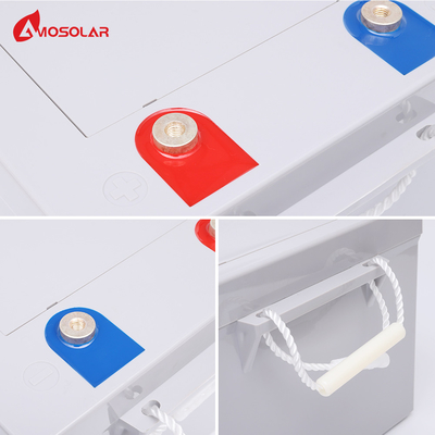 전기 에너지 2000 Wh Amosolar Gel Deep Cycle UPS 배터리 12V100AH 용량