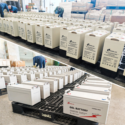 12V 100Ah 200Ah 250Ah Amosolar Deep Cycle Power 태양 젤 배터리