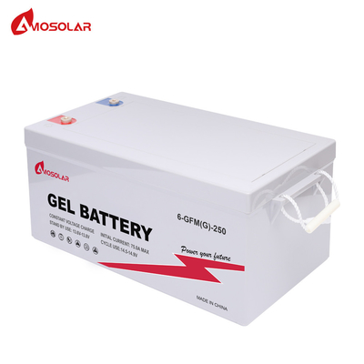 아모솔라 12V 100Amp 250Ah Deep Cycle Power 재충전 배터리 태양 젤 배터리