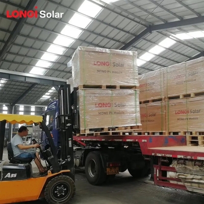 롱기 히모 6 7 쌍면성 전면 검은색 태양광 패널 410W 420W 430W 440W 450W