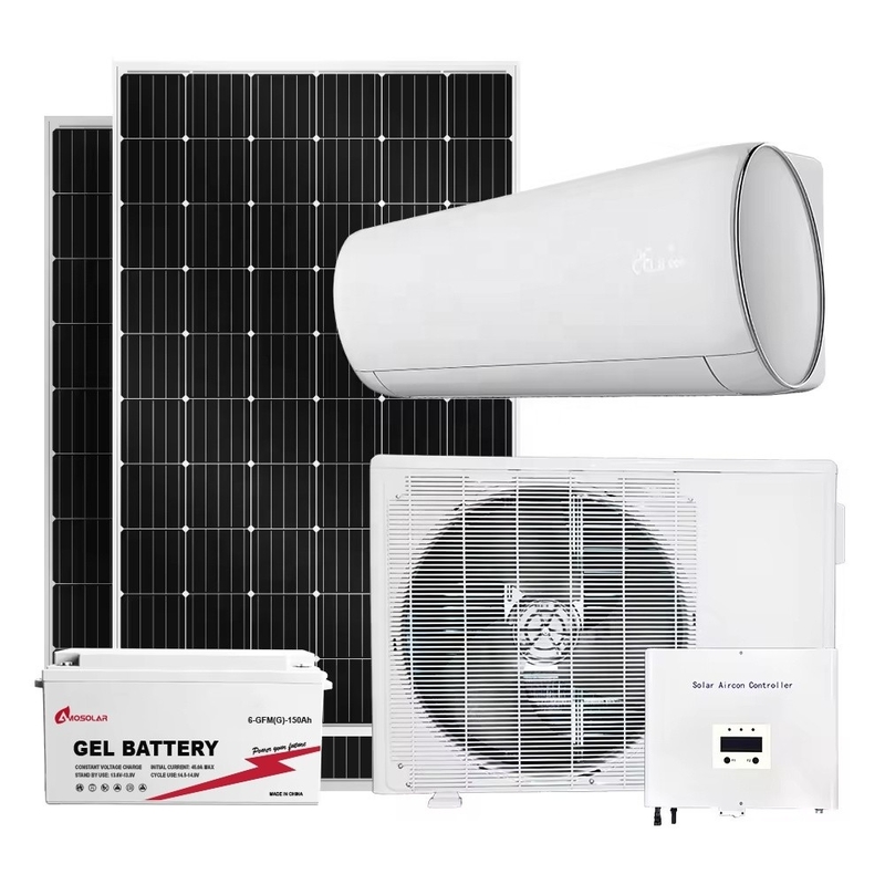 DC AC DUAL POWER 태양 전지 에어컨 18000btu 24000btu 9000btu 12000btu 가정용