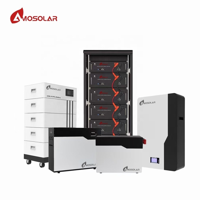 전기 전력 시스템 LiFePO4 5Kwh 10Kwh 라크 장착 리?? 이온 배터리 48V 51.2V