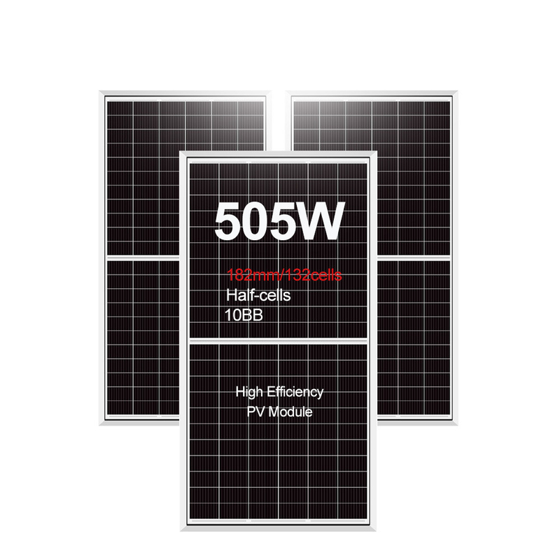 500W 태양 전지 패널 505W 495W 500W PV 모듈 21.25% 효율성 및 CE 승인