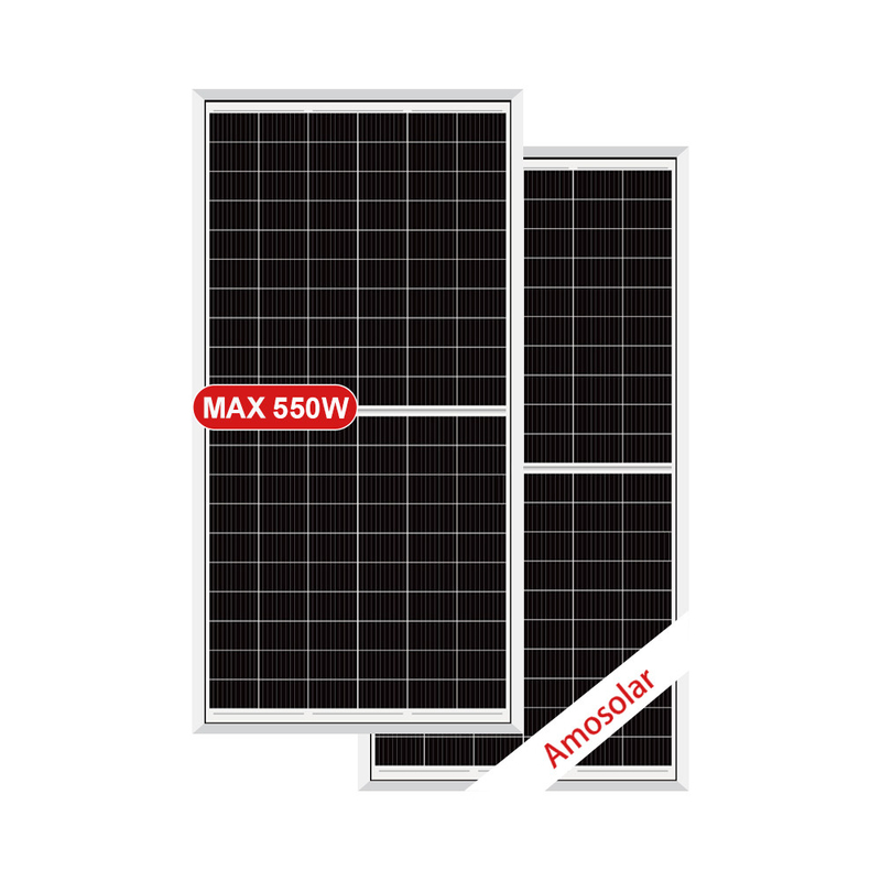 CE/TUV/INMETRO/ISO 인증을 받은 Amosolar 525w 530w 540w 545w 550w 태양광 패널
