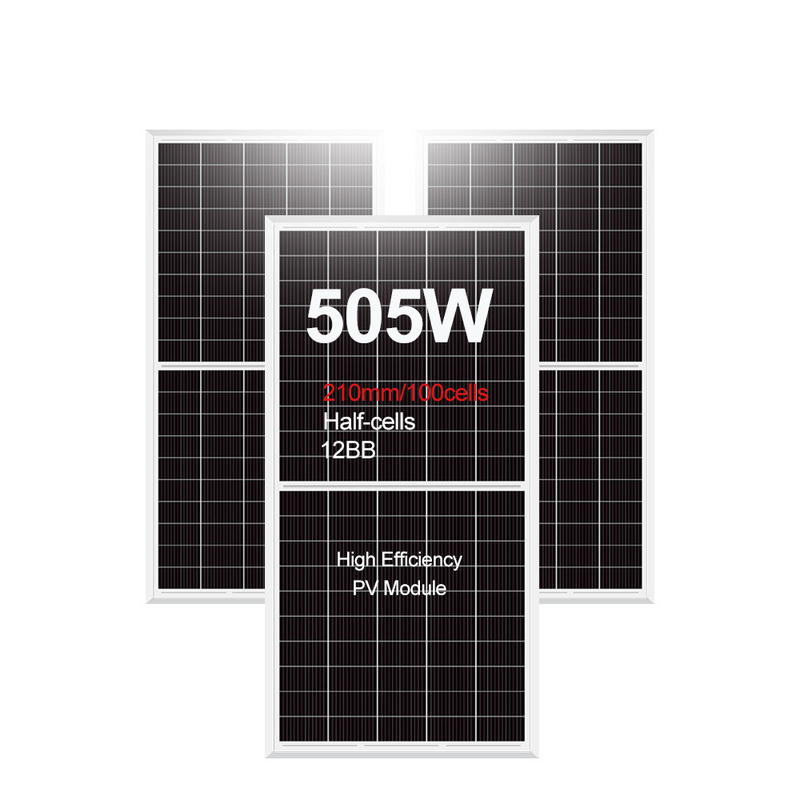 인증된 485w 490w 495w 500w 505w 태양광 패널 키트로 PV 플랜트를 업그레이드하십시오.