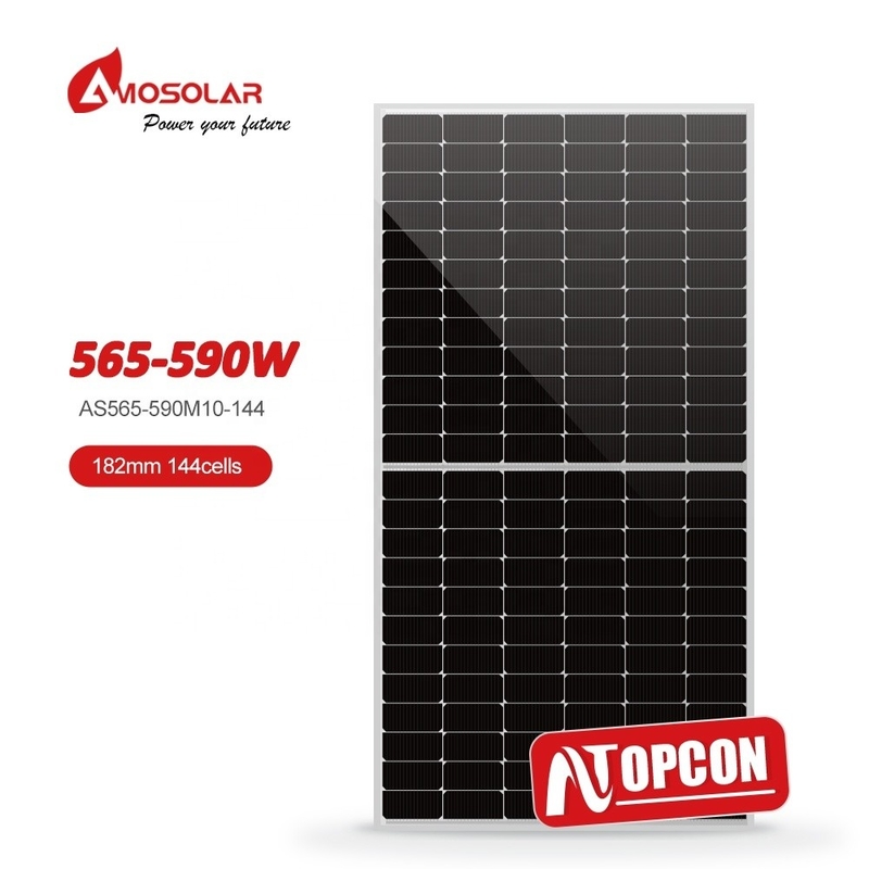 550W 560W 575W 580W 600W 620W 안오디제 알루미늄 합금 프레임과 함께 N형 태양 전지 패널