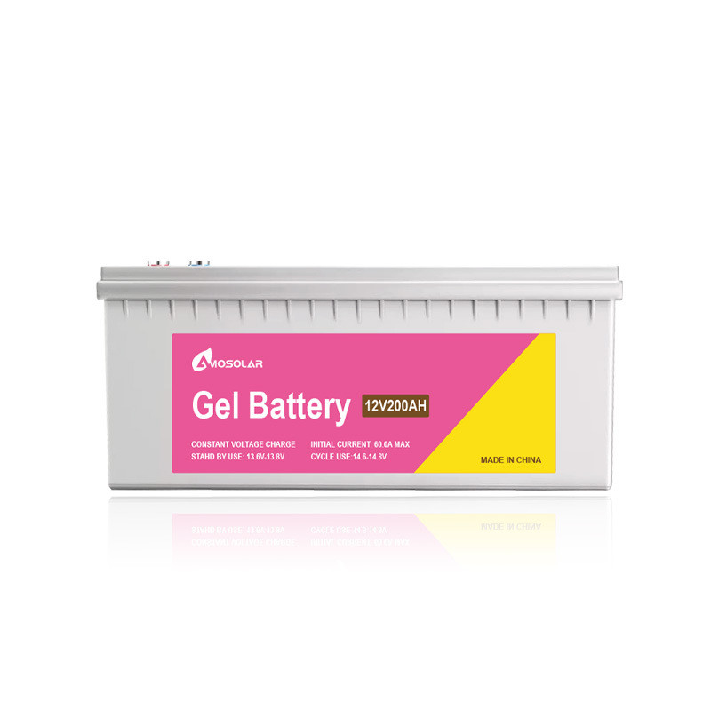 아모솔라 12V 24V 50Ah 100Ah 150Ah 200Ah 250Ah 500Ah 젤형 배터리 OEM/ODM 허용