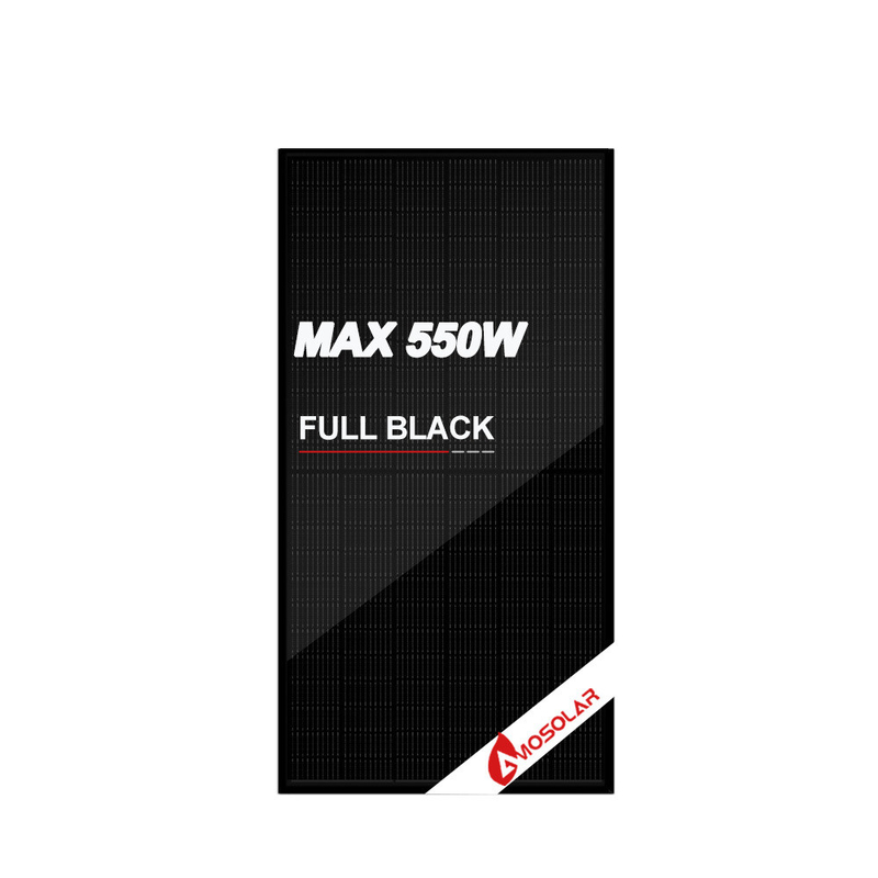 아모솔라 전색 모노 태양 전지 패널 410w 420w 430w 550w CE TUV Inmetro 인증