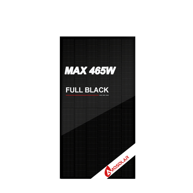 검은색 뒷면 모노 모든 검은색 144 셀 440w 450w 460w 465w TUV CE와 태양 전지 패널