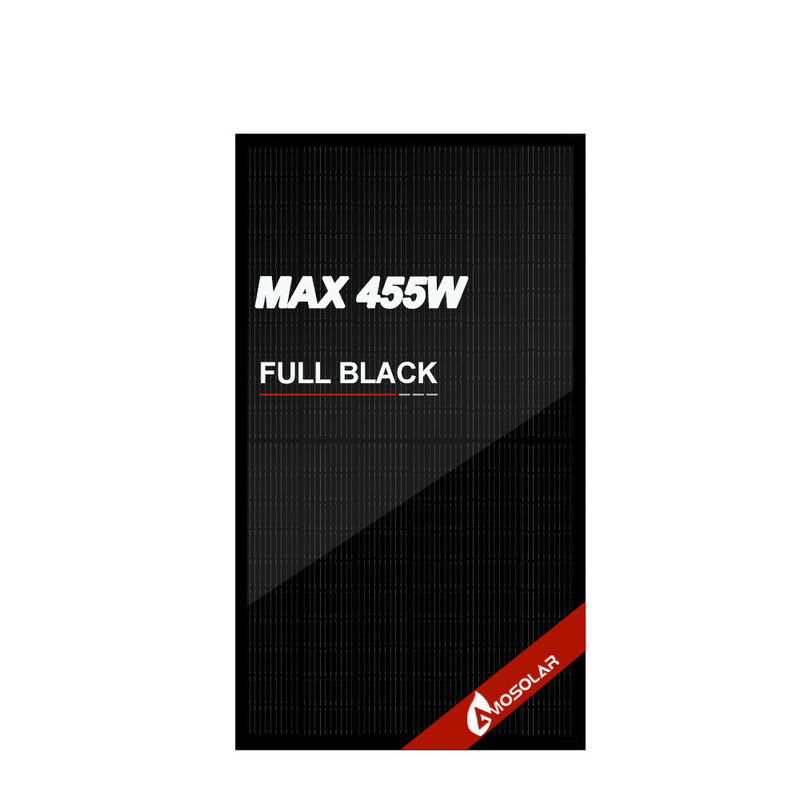 아모솔라 410w 420w 430w 550W 전 블랙 N형 태양 전지 패널 효율 21%