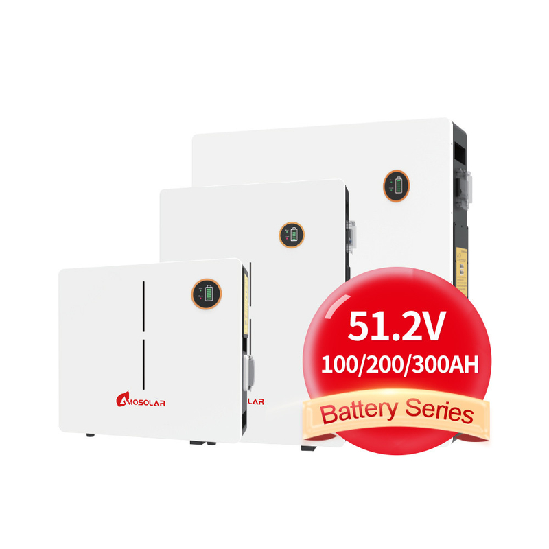 아모솔라 5kw 8kw 10kw 30kw 50kw 가정용 태양광 시스템 리?? 배터리 팩 48v 51.2v 100ah 200ah 300ah