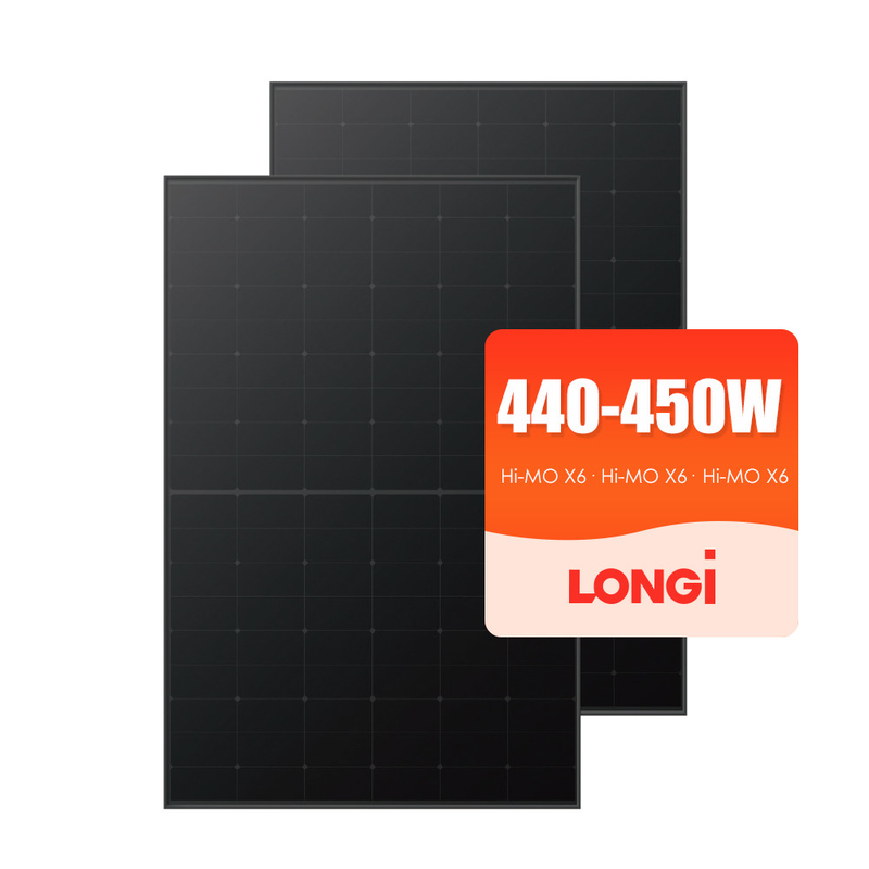 IP68 등급 연결 상자 롱기 N형 LR5-72HPH 450w 600w 태양 시스템용 모노 태양 패널