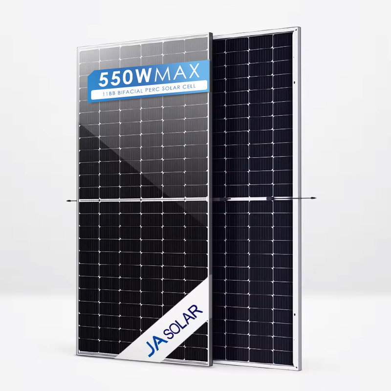 트리나 JA 440w 450w 455w 460w 570w 575w 580w N형 프로젝트용 양면 태양 전지 패널