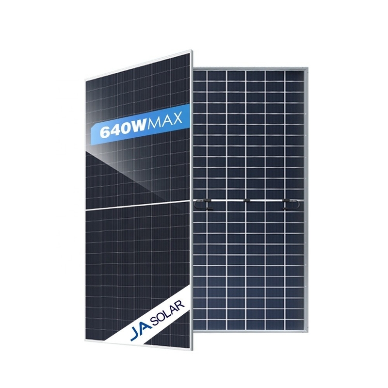 CE TUV IEC 인증을 받은 전체 검은색 양면성 620W N형 단결성 JA 태양 전지판